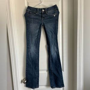 American Eagle Stretch Slim Boot Cut LONG size 0
